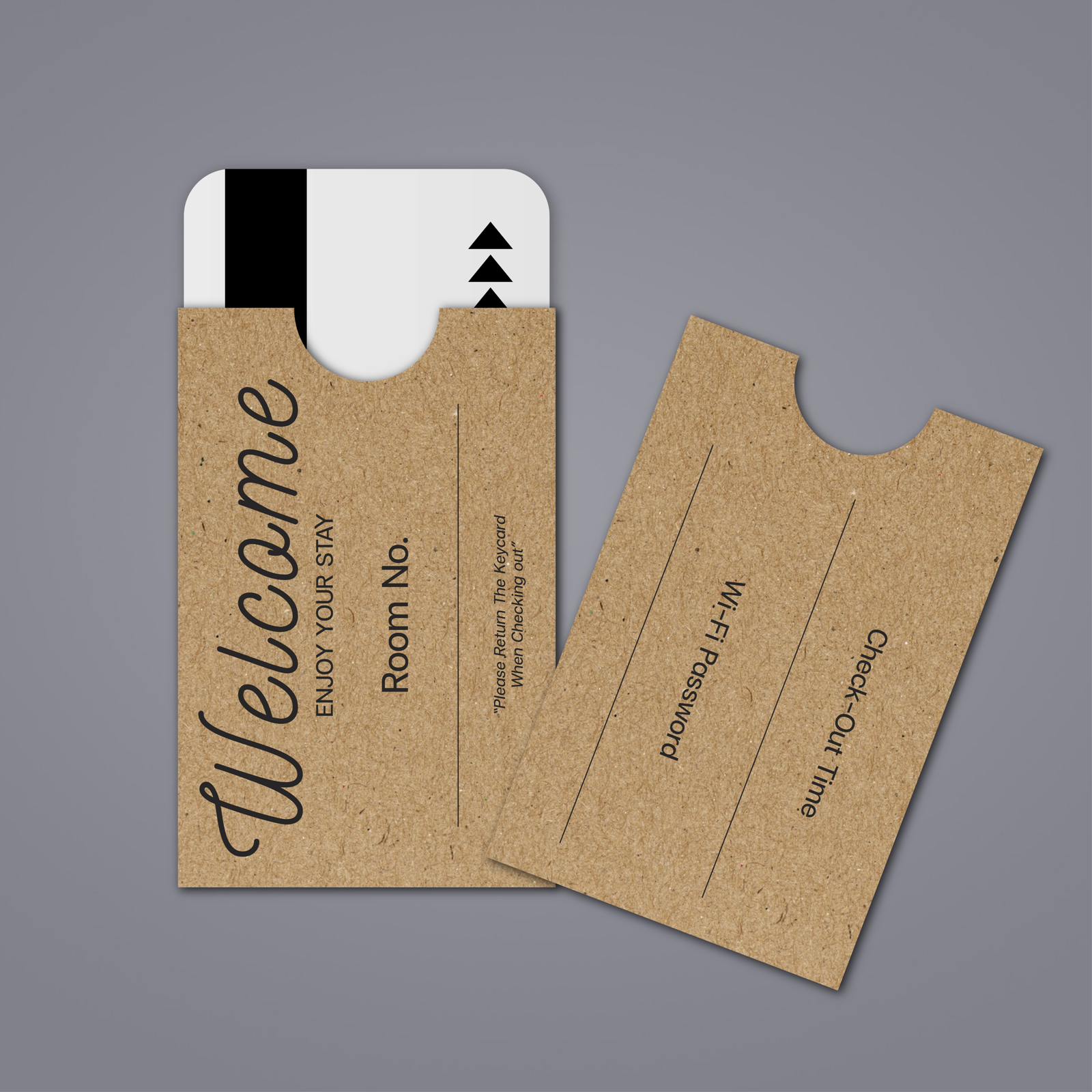 KC ซองแบบสอด Welcome คราฟท์